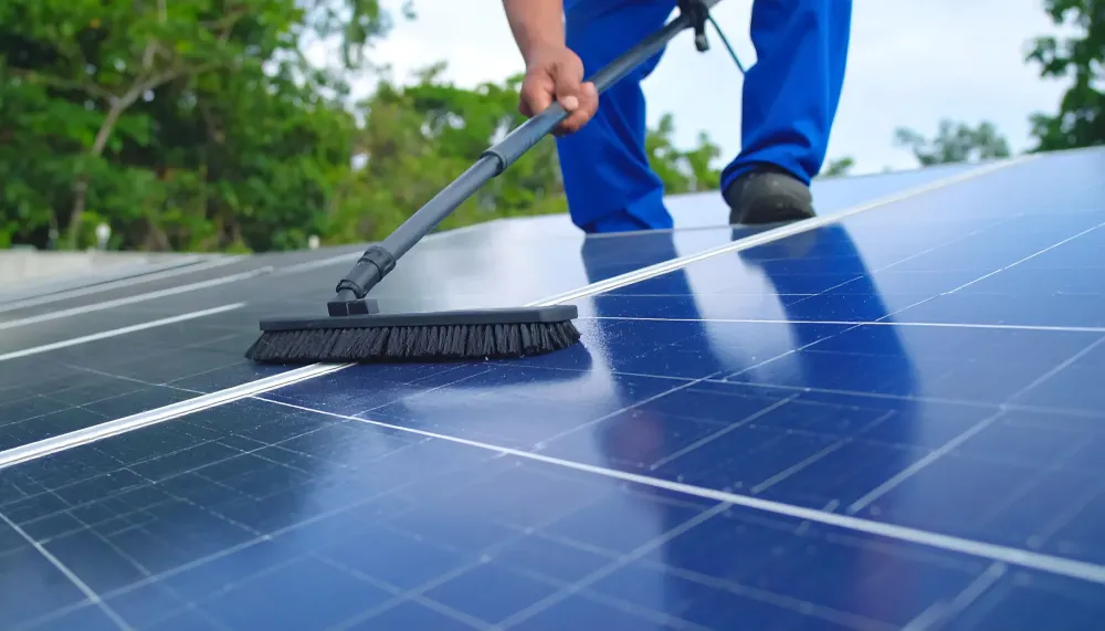 Nettoyage de panneau solaire à Annecy