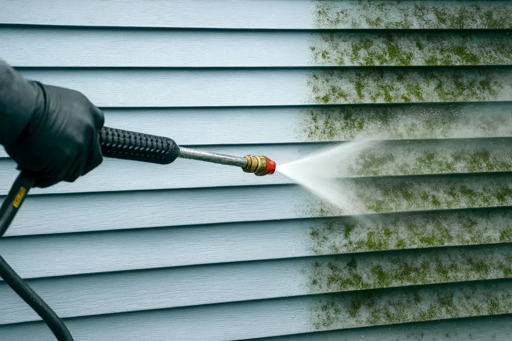 Nettoyage façade à Annecy